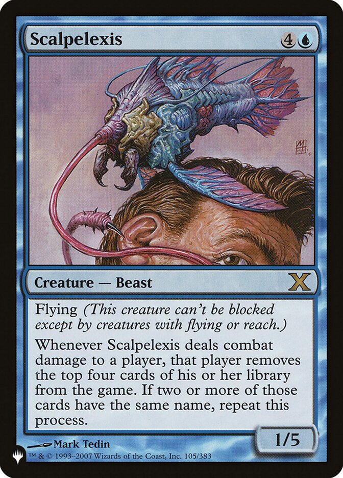 Scalpelexis (10E-105) - The List (PLST)
