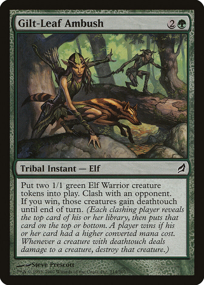 Gilt-Leaf Ambush (214) - Lorwyn (LRW)