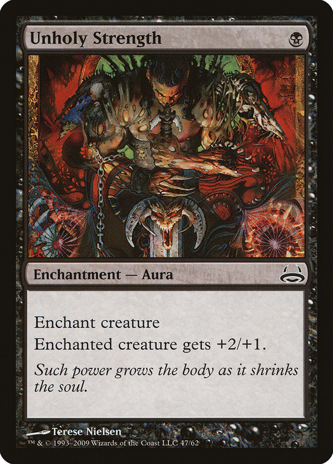 Unholy Strength (47) - Duel Decks: Divine vs. Demonic (DDC)