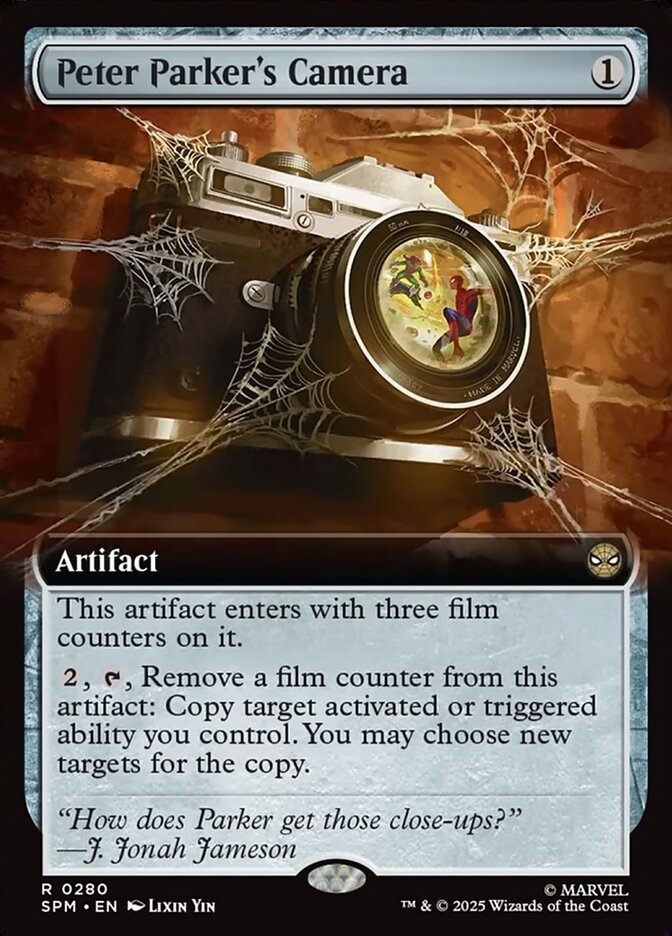 Peter Parker's Camera (280) - [Foil, Extended Art] Marvel's Spider-Man (SPM)