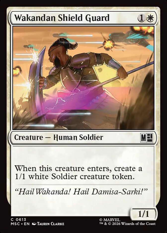 Wakandan Shield Guard (613) - Marvel Super Heroes Commander (MSC)