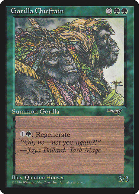 Gorilla Chieftain (94a) - Alliances (ALL)