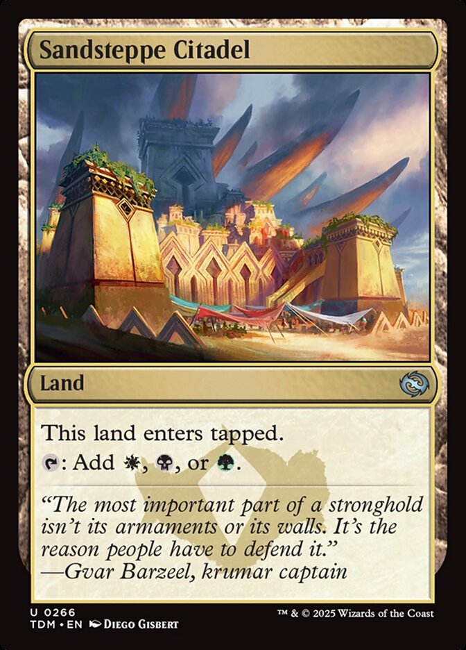 Sandsteppe Citadel (266) - Tarkir: Dragonstorm (TDM)