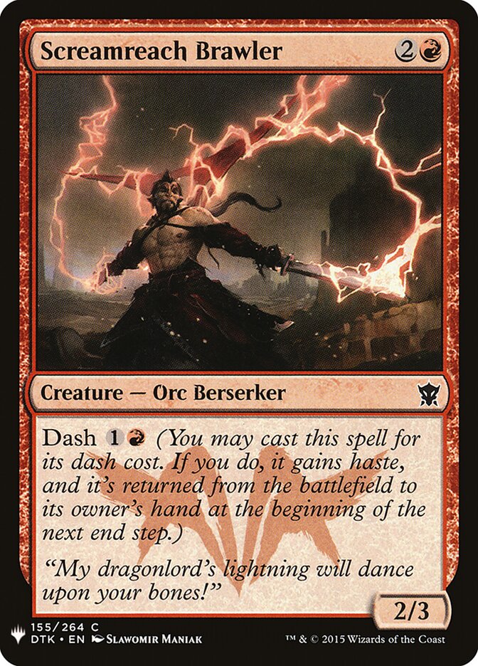 Screamreach Brawler (DTK-155) - The List (PLST)