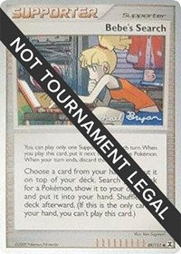 Bebe's Search - 2010 (Mychael Bryan) (89) - World Championship Decks (WCD)