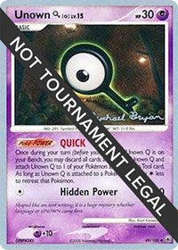 Unown - 2010 (Mychael Bryan) (49) - World Championship Decks (WCD)