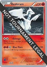 Reshiram - 2011 (Christopher Kan) (26) - World Championship Decks (WCD)