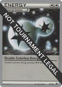 Double Colorless Energy - 2012 (Chase Moloney) (92) - World Championship Decks (WCD)