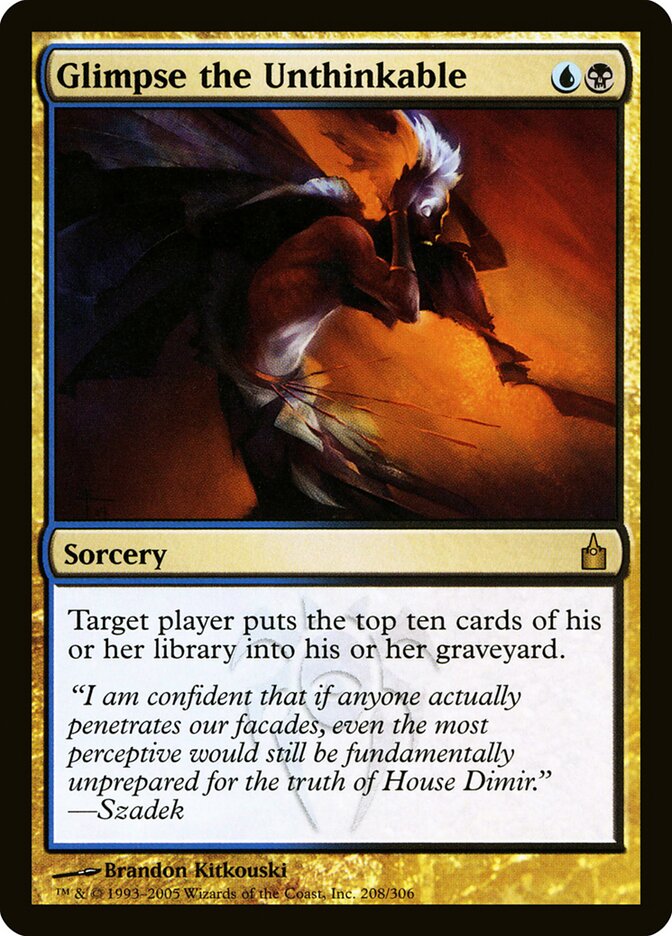 Glimpse the Unthinkable (208) - Ravnica: City of Guilds (RAV)