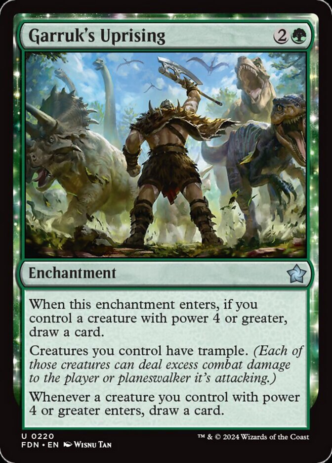 Garruk's Uprising - [Foil] Foundations (FDN)