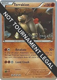 Terrakion - 2012 (Shuto Itagaki) (73) - World Championship Decks (WCD)