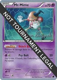 Mr. Mime - 2013 (Jason Klaczynski) (47) - World Championship Decks (WCD)