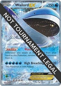 Wailord EX - 2015 (Jacob Van Wagner) (38) - World Championship Decks (WCD)