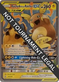 Raichu & Alolan Raichu GX - 2019 (Haruki Miyamoto) (54) - World Championship Decks (WCD)