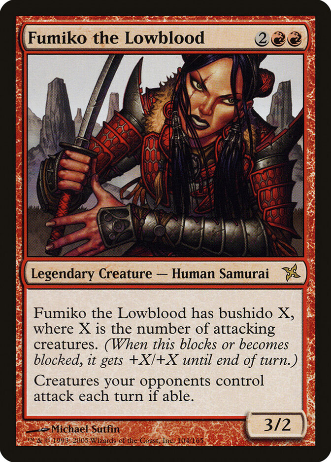 Fumiko the Lowblood (104) - Betrayers of Kamigawa (BOK)