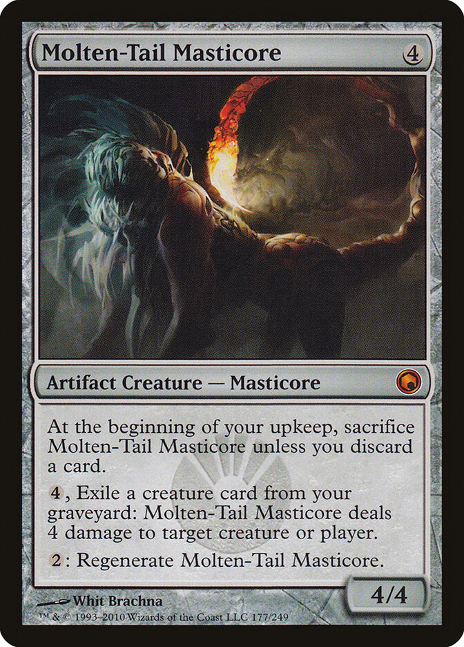 Molten-Tail Masticore (177) - Scars of Mirrodin (SOM)