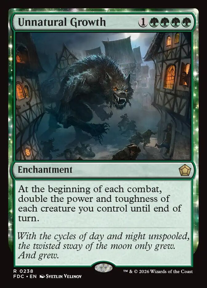 Unnatural Growth (238) - Foundations Commander (FDC)
