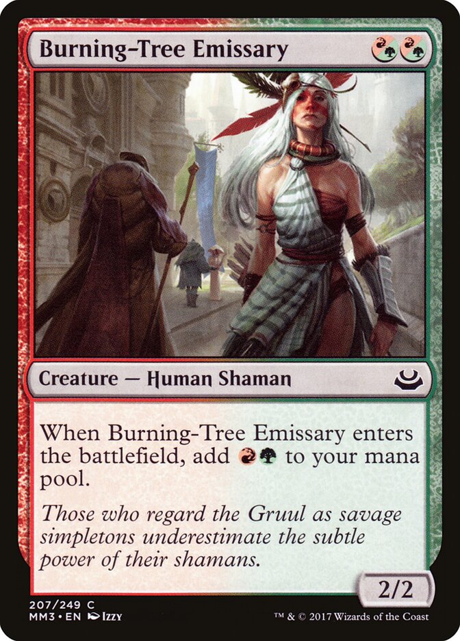 Burning-Tree Emissary (207) - Modern Masters 2017 (MM3)