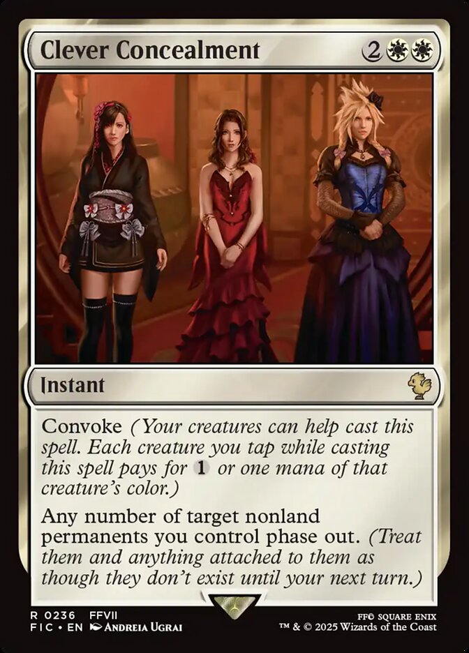 Clever Concealment (236) - [Surge Foil] Final Fantasy Commander (FIC)
