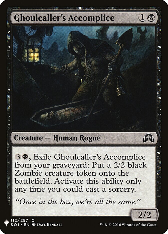 Ghoulcaller's Accomplice (SOI-112) - The List (PLST)