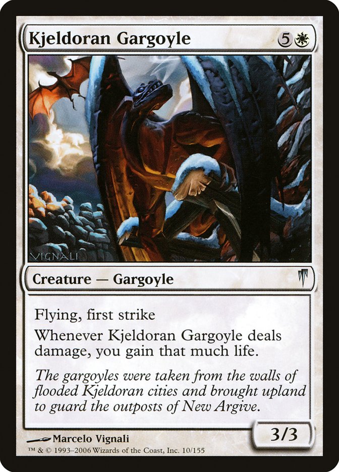 Kjeldoran Gargoyle (10) - Coldsnap (CSP)