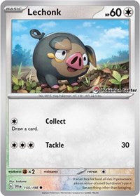 Lechonk (Pokemon Center Exclusive) (155) - Miscellaneous Cards & Products (MCAP)
