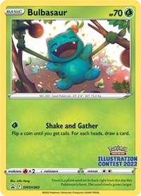 Bulbasaur (Illustration Contest 2022) (SWSH303) - SWSH: Sword & Shield Promo Cards (SWSD)