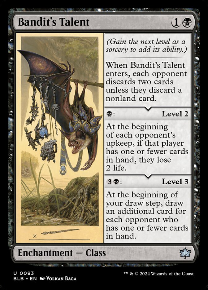 Bandit's Talent (83) - Bloomburrow (BLB)