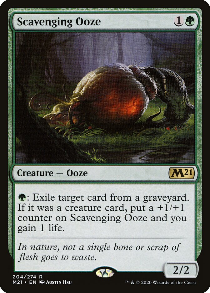 Scavenging Ooze (204) - Core Set 2021 (M21)