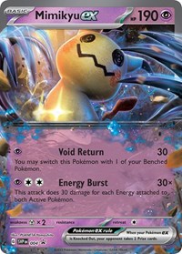 Mimikyu ex - (4) - SV: Scarlet & Violet Promo Cards (SVP)