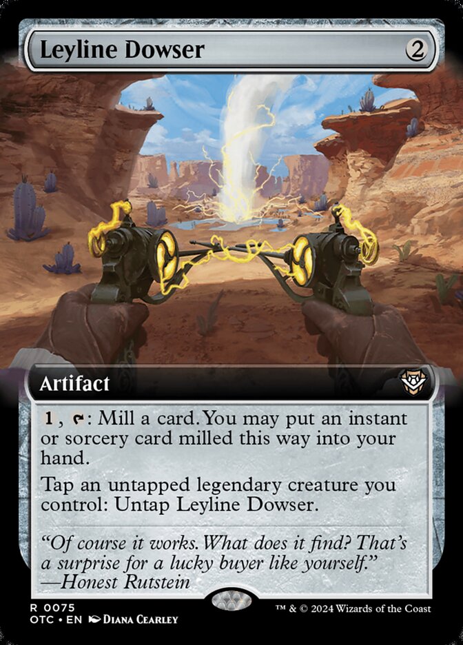 Leyline Dowser (75) - Outlaws of Thunder Junction Commander (OTC)