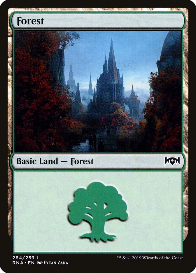 Forest (264) - Ravnica Allegiance (RNA)