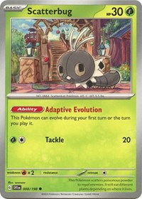 Scatterbug (8) - SV01: Scarlet & Violet Base Set (SVI)