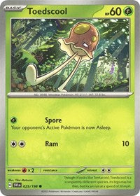 Toedscool (25) - SV01: Scarlet & Violet Base Set (SVI)