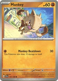 Mankey (107) - SV01: Scarlet & Violet Base Set (SVI)