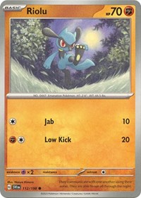 Riolu (112) - SV01: Scarlet & Violet Base Set (SVI)