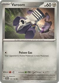 Varoom (140) - SV01: Scarlet & Violet Base Set (SVI)