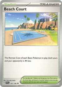 Beach Court (167) - SV01: Scarlet & Violet Base Set (SVI)