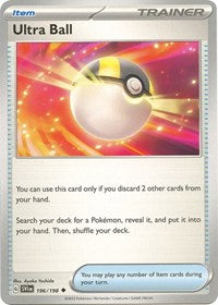 Ultra Ball (196) - SV01: Scarlet & Violet Base Set (SVI)