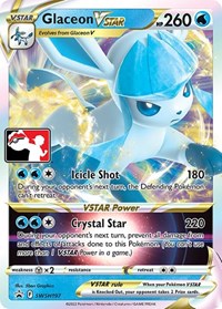 Glaceon VSTAR (SWSH197) - Prize Pack Series Cards