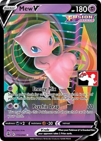 Mew V (113) - Prize Pack Series Cards