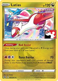 Latias (193) - Prize Pack Series Cards