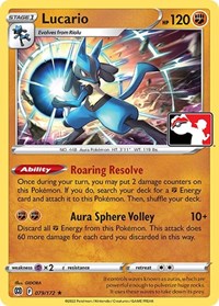 Lucario (79) - Prize Pack Series Cards