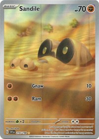 Sandile (216) - SV01: Scarlet & Violet Base Set (SVI)