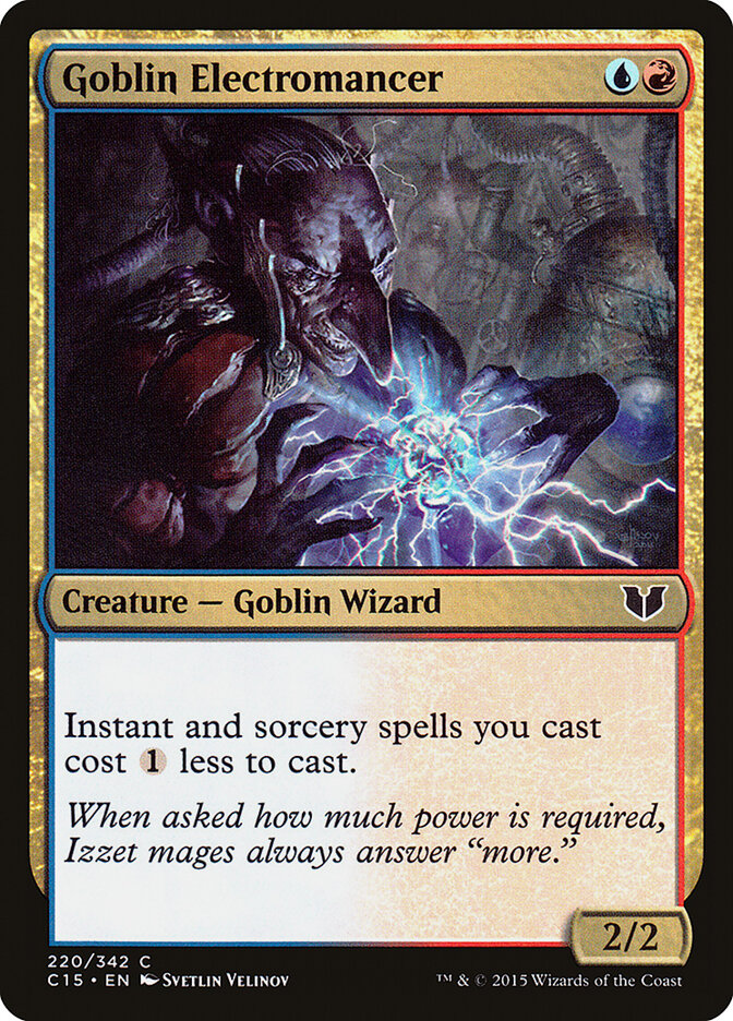Goblin Electromancer (220) - Commander 2015 (C15)