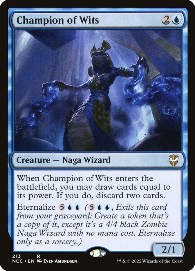 Champion of Wits (213) - New Capenna Commander (NCC)
