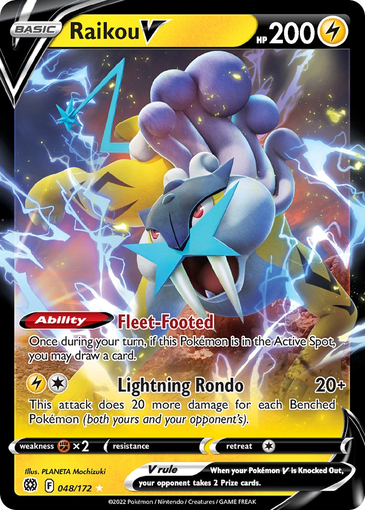 Raikou V (48/172) - [Holo Foil] Brilliant Stars (BRS)