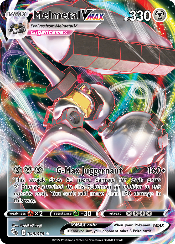 Melmetal VMAX (48/78) - [Holo Foil] Pokemon GO (PGO)