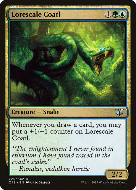 Lorescale Coatl (225) - Commander 2015 (C15)