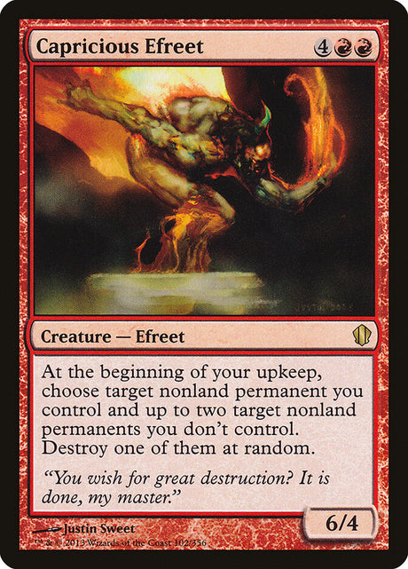Capricious Efreet (102) - Commander 2013 (C13)